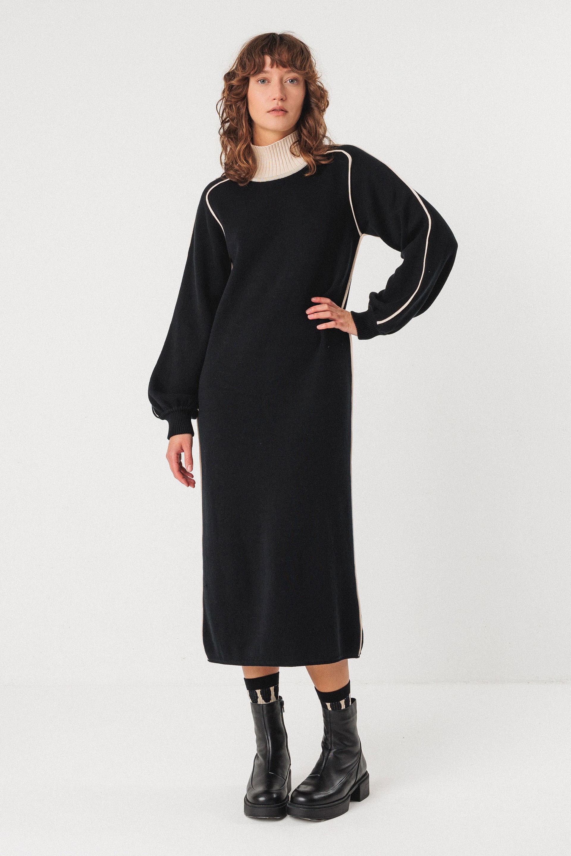 Image of SKFK dames vegan Jurk Larraitz Zwart