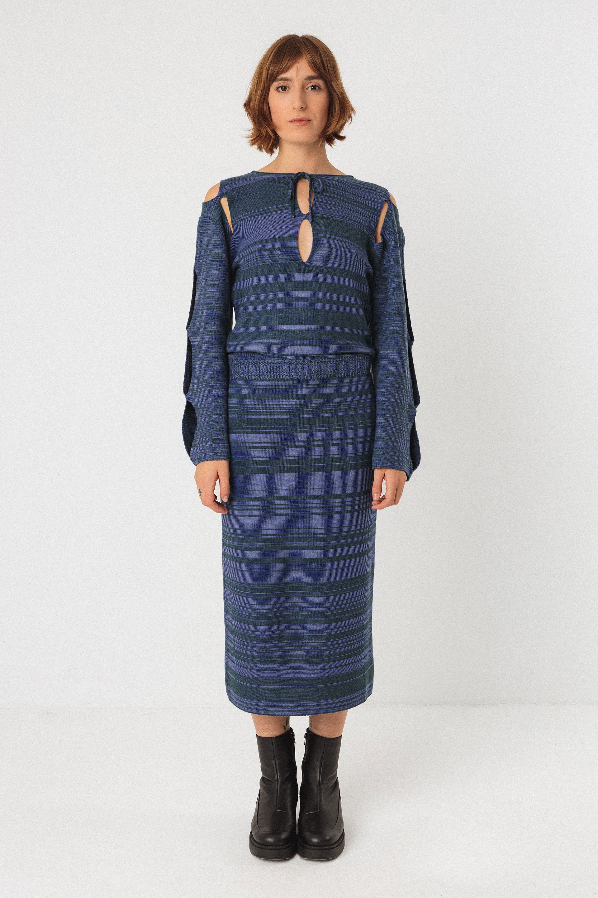 Image of SKFK dames vegan Jurk Tina Blue