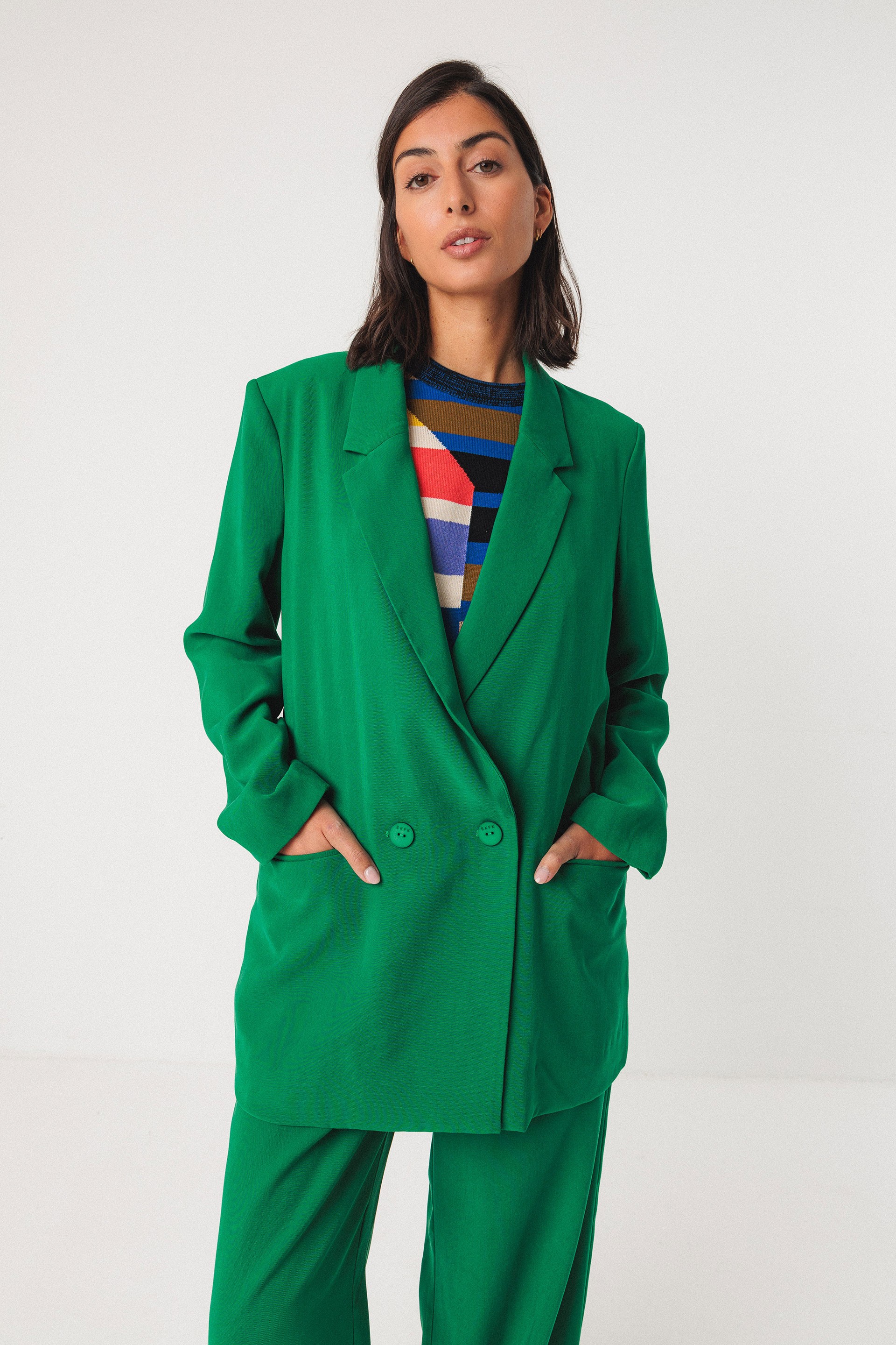 Image of SKFK dames vegan Blazer Atxa Groen