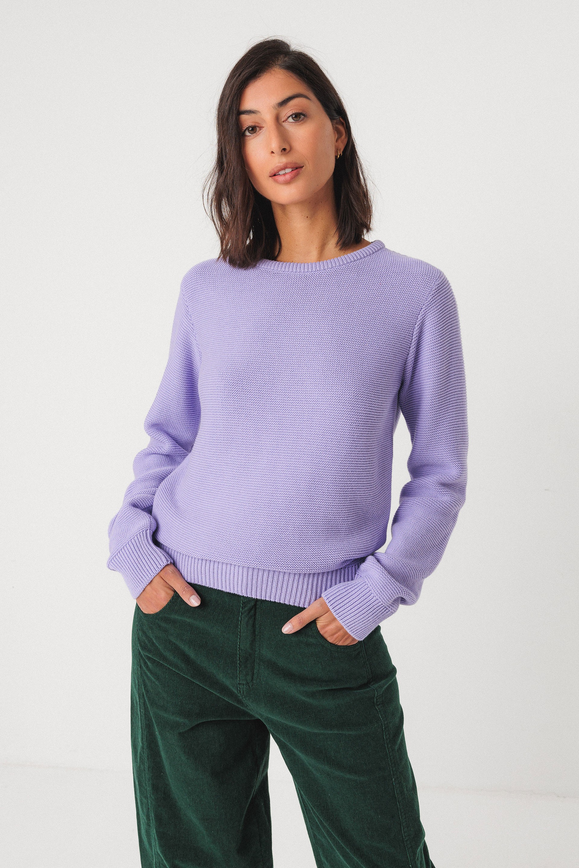 Image of SKFK dames vegan Trui Iradi Violet