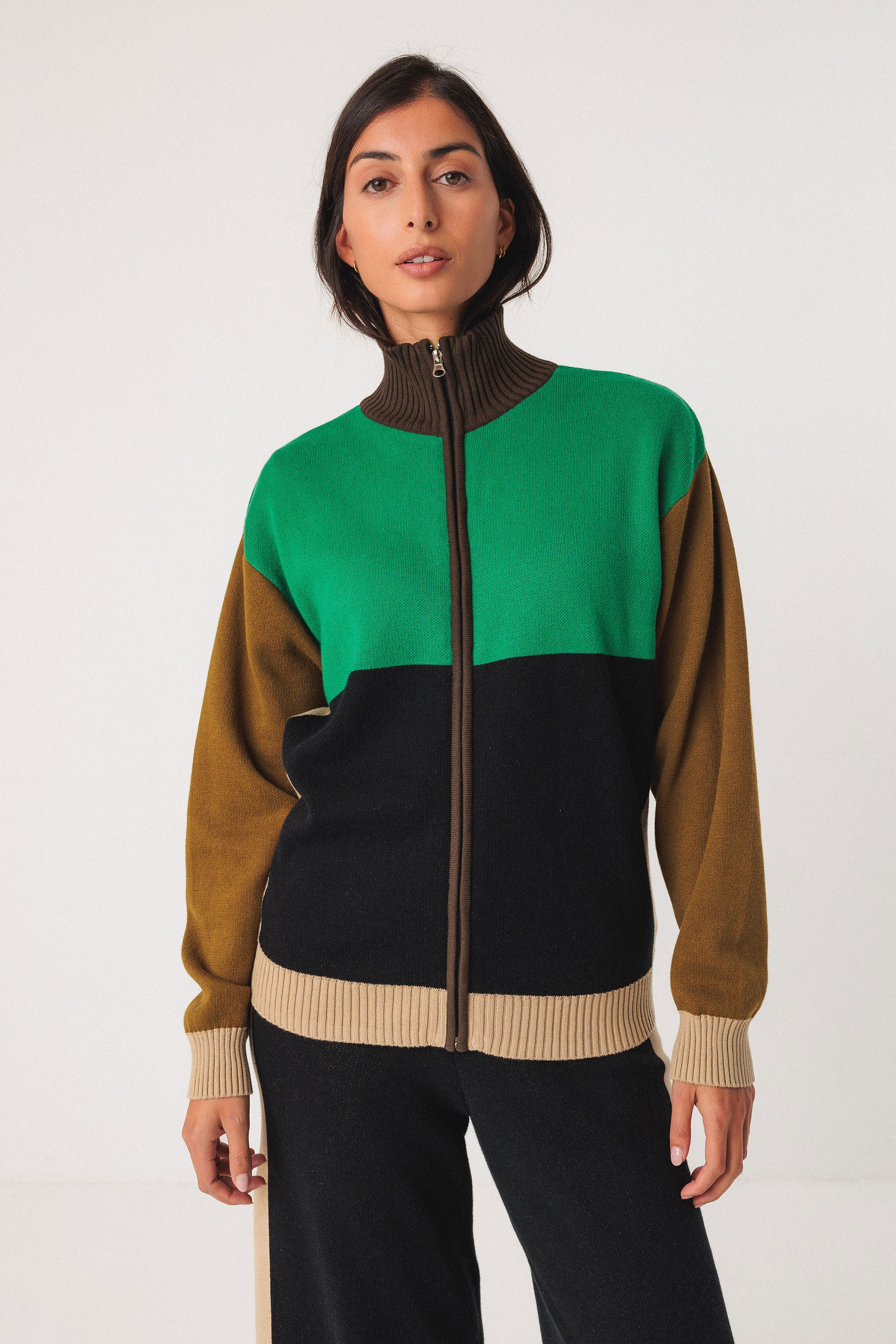 Image of SKFK dames vegan Trui Oria Meerkleurig