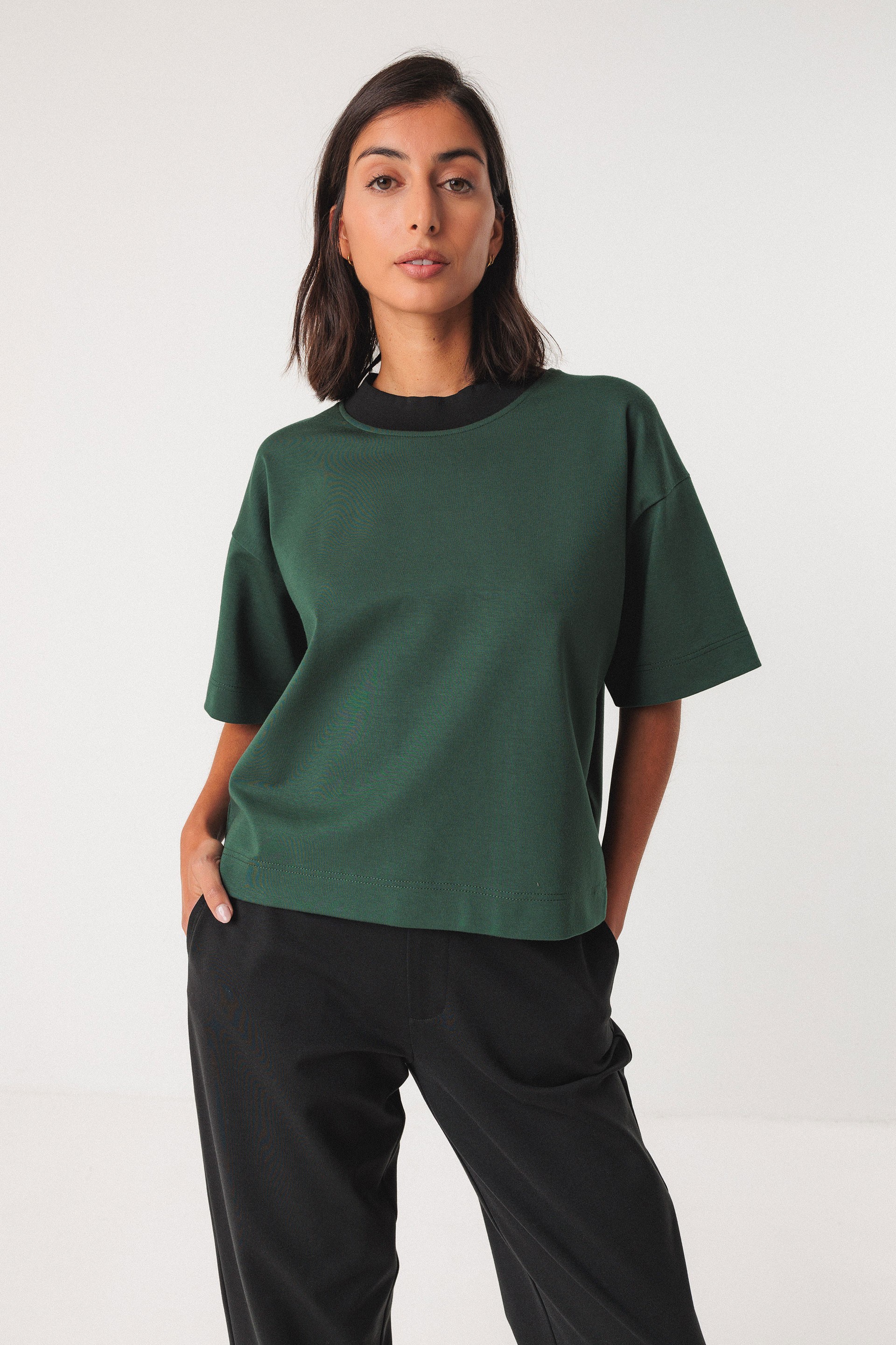 Image of SKFK dames vegan T-Shirt Ahtasa Groen