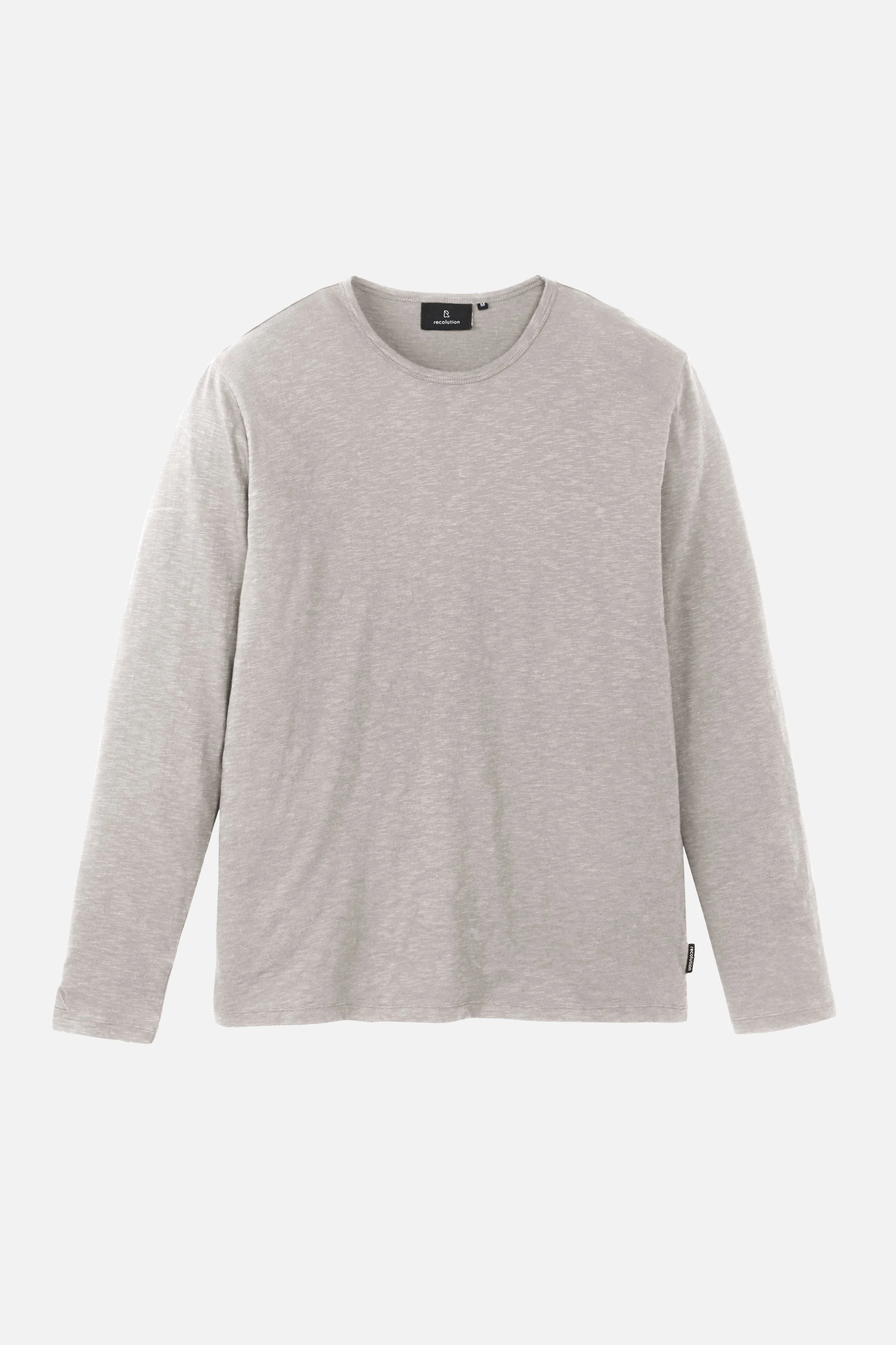 Image of Recolution mannen vegan Longsleeve Maca Grey