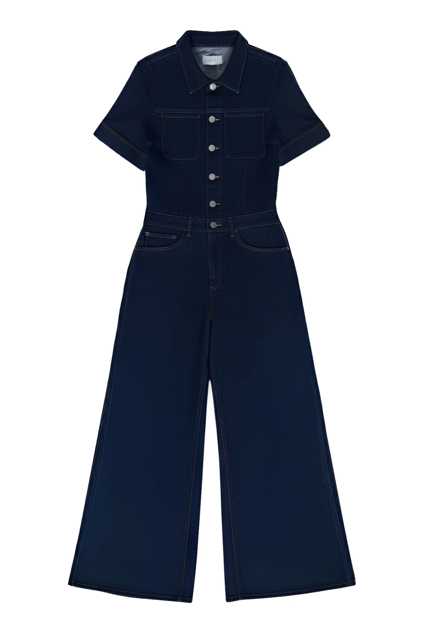 Dawn Damen vegan Overall Twitter Dunkelblau