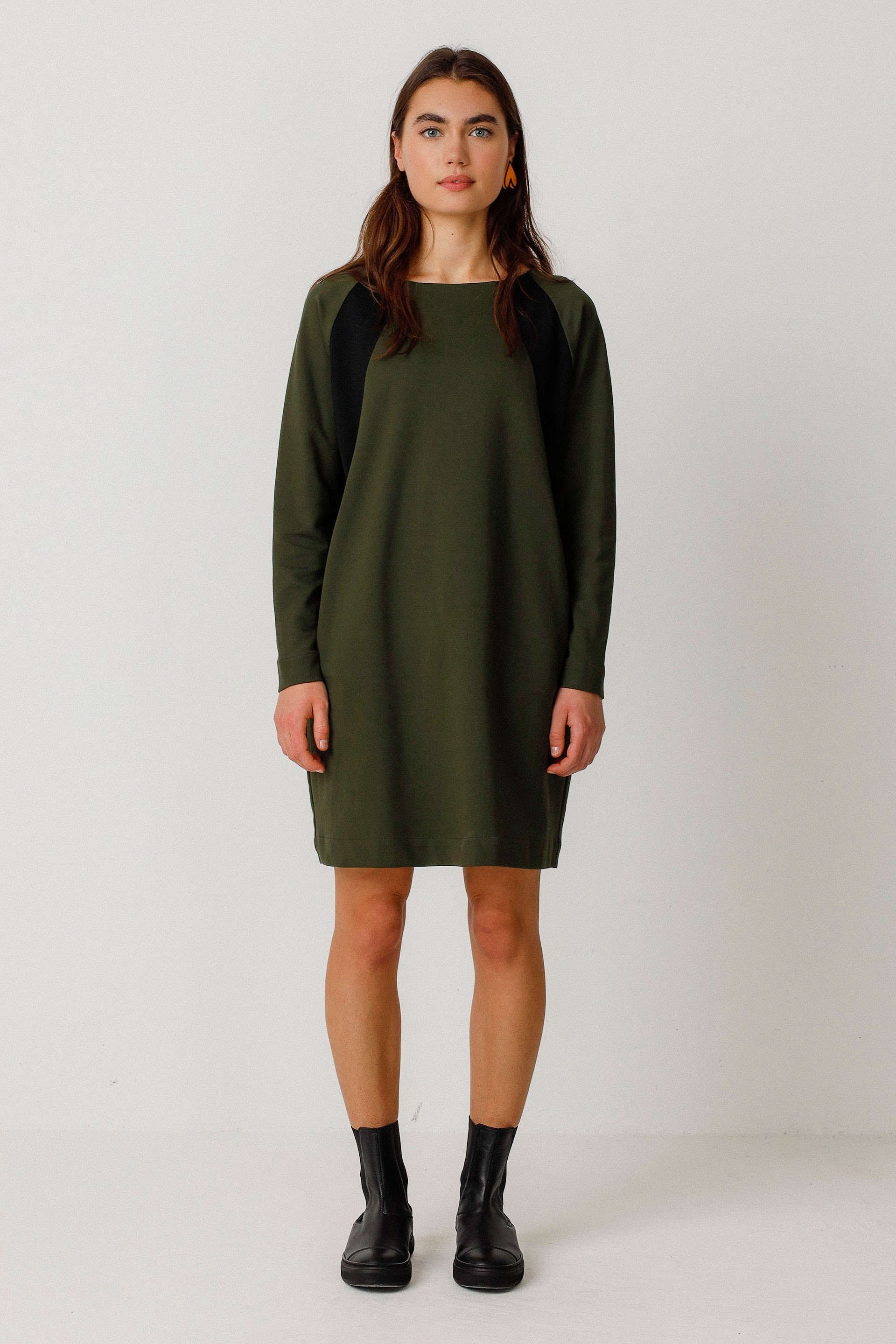 Image of SKFK dames vegan Jurk Ameli Green