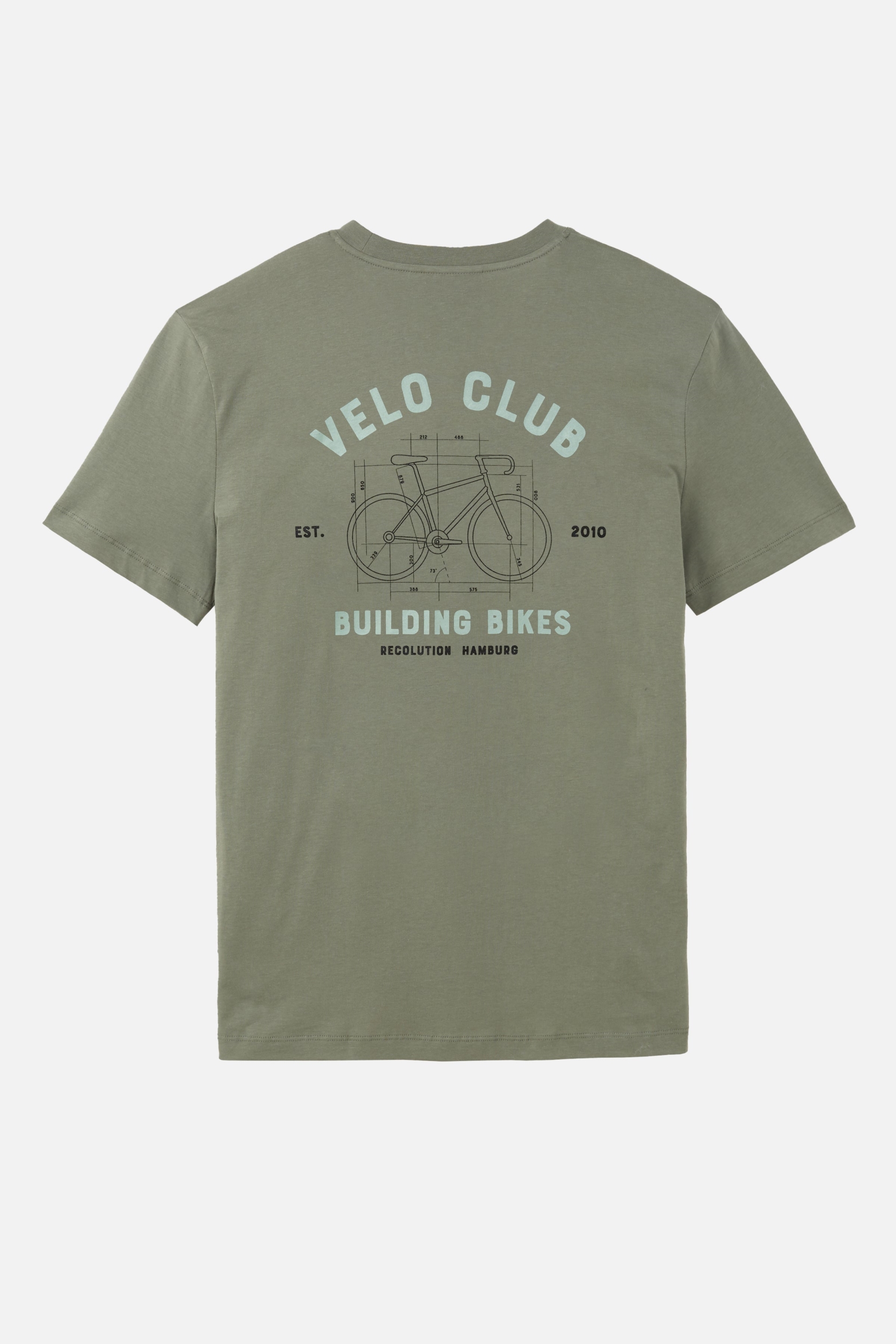 Recolution men vegan T-Shirt Agave Velo Club Pine Green