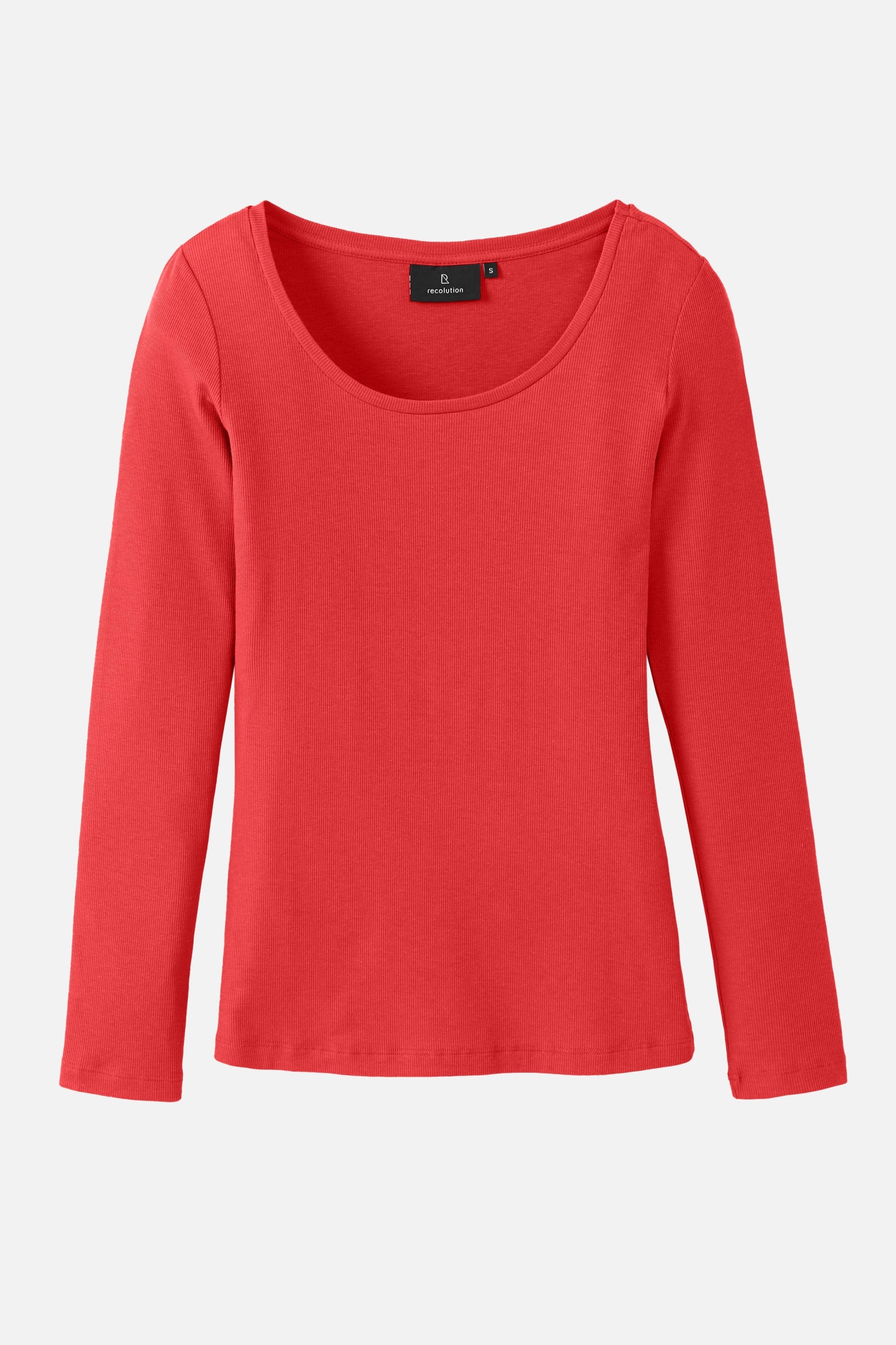 Recolution womens vegan Longsleeve Senna Lava Red