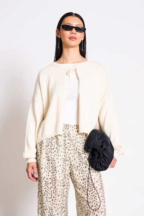 Image of JAN 'N JUNE dames vegan Cardigan Zea Off White