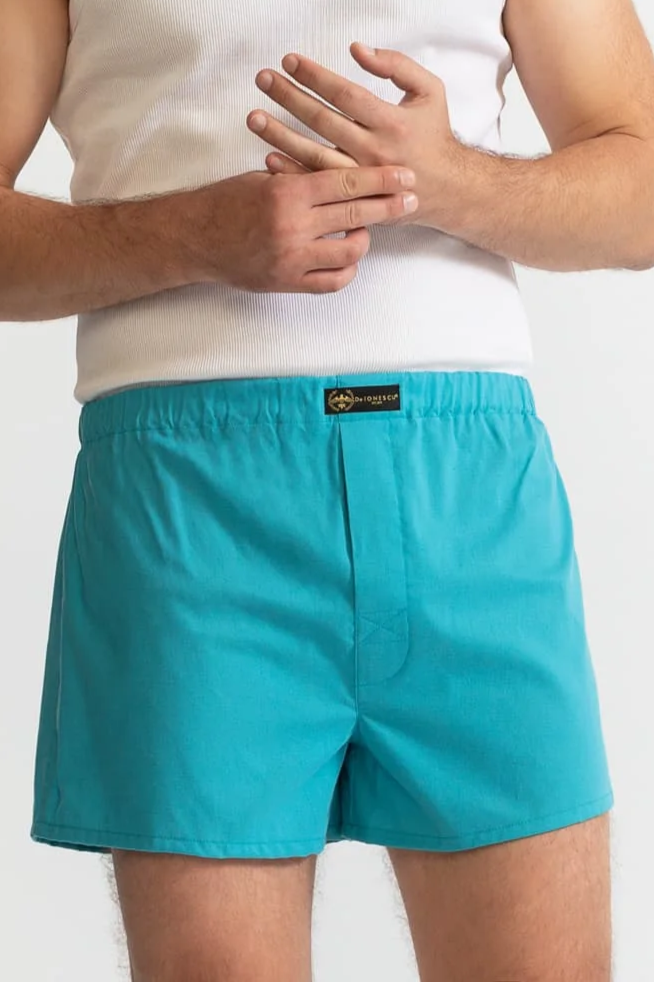 De IONESCU men vegan Boxer Shorts Aqua