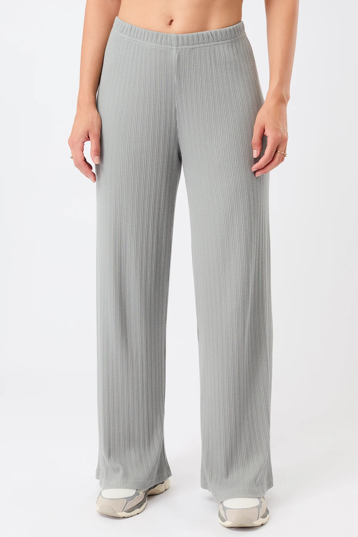 MANDALA Damen vegan Hose Cozy Days Heather Grey