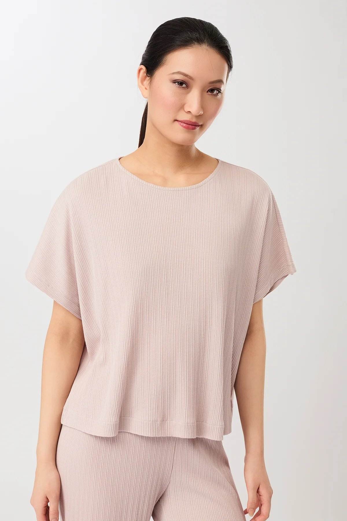 Image of MANDALA dames vegan T-Shirt All Clear Sheer Pink