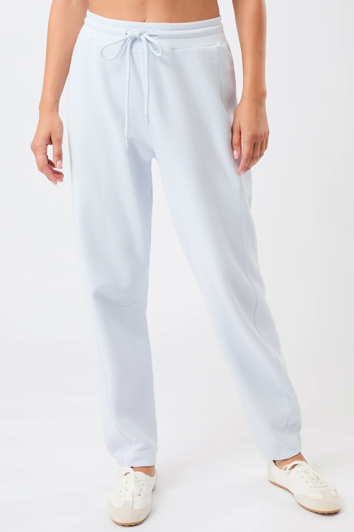 MANDALA Damen vegan Hose Sport Baby Blau