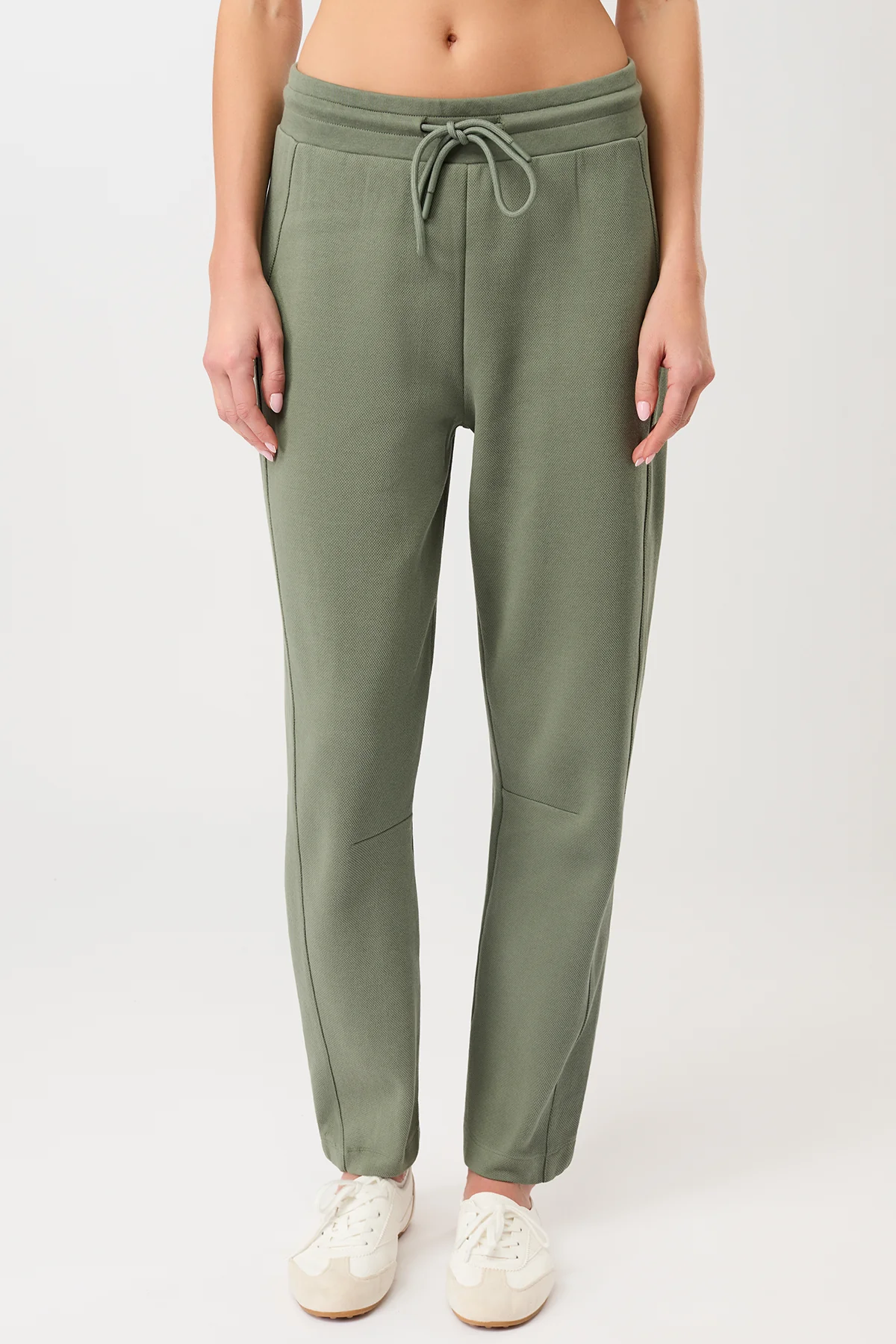 Image of MANDALA dames vegan Broek Sport Houtskoolgroen