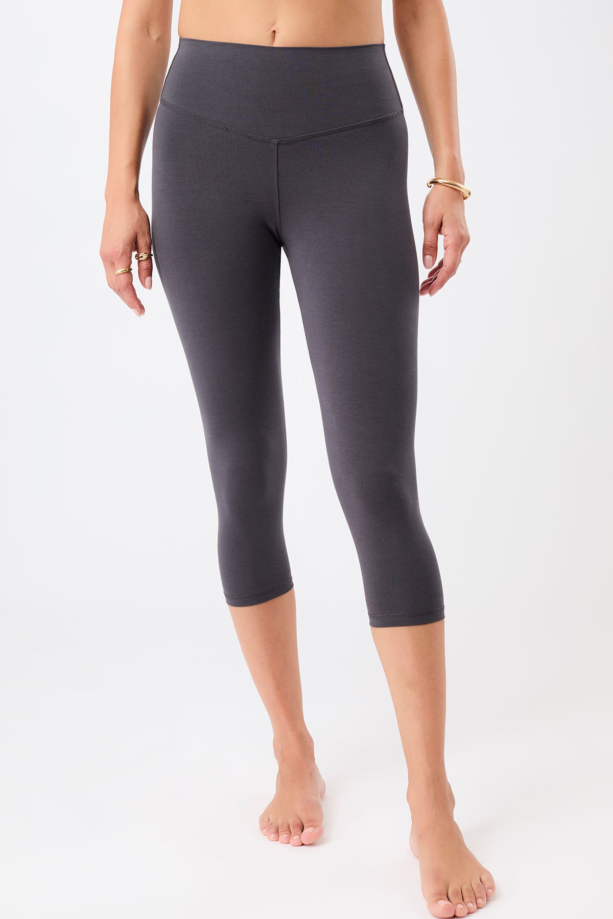 Image of MANDALA dames vegan Leggings, Beste Cropped In Onyx