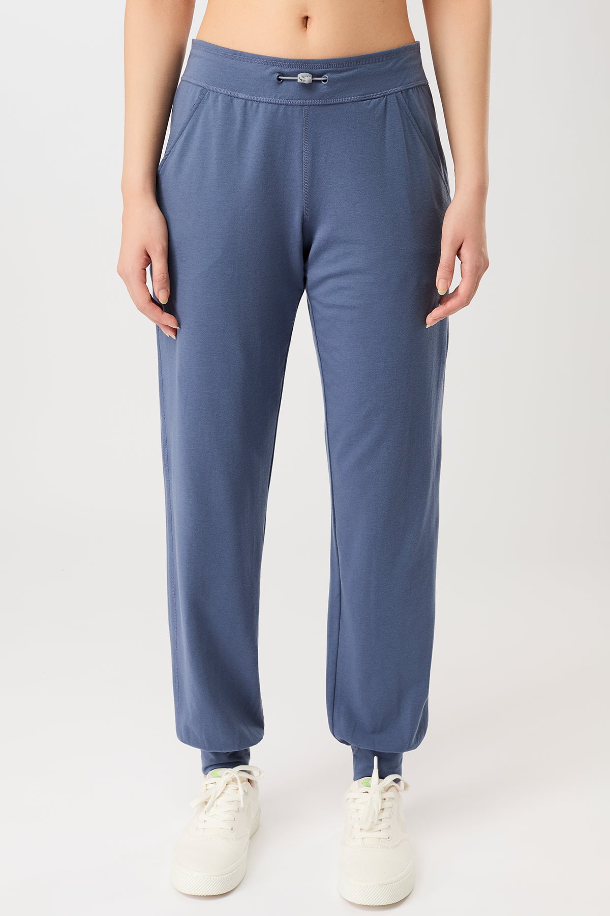 Image of MANDALA dames vegan Broek Ny Eclipse Blauw