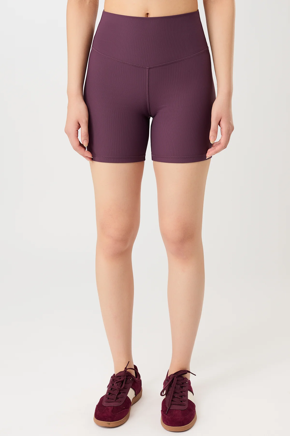 Image of MANDALA dames vegan Bikershorts Bordeauxrood