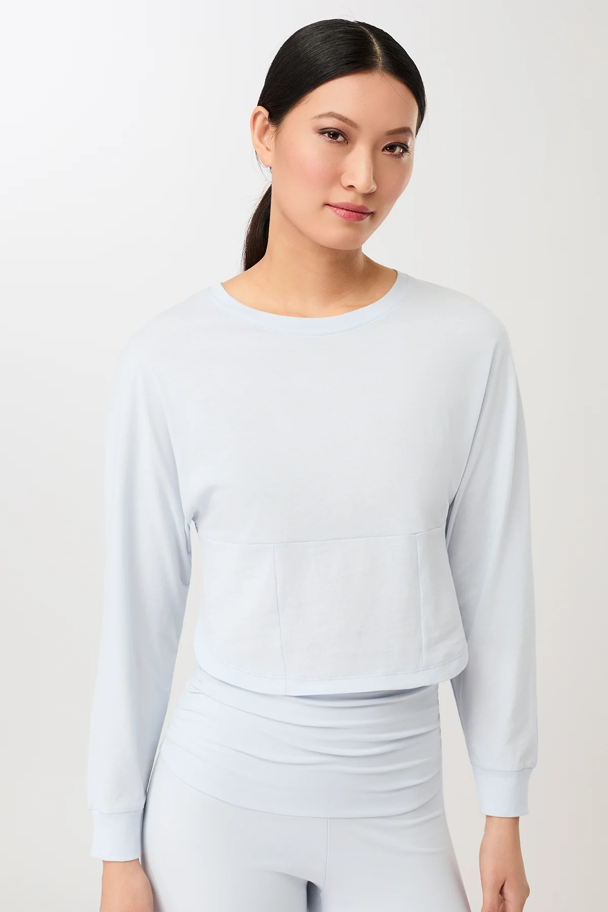 Image of MANDALA dames vegan Trui Zacht Babyblauw