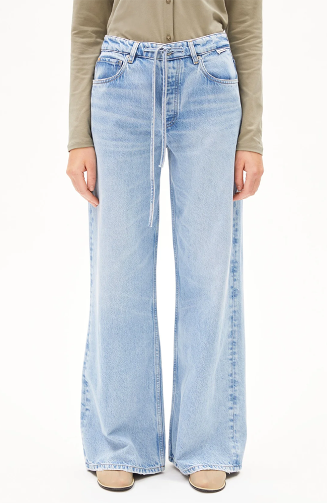 Image of ARMEDANGELS dames vegan Jeans Astreaas Noise Blauw