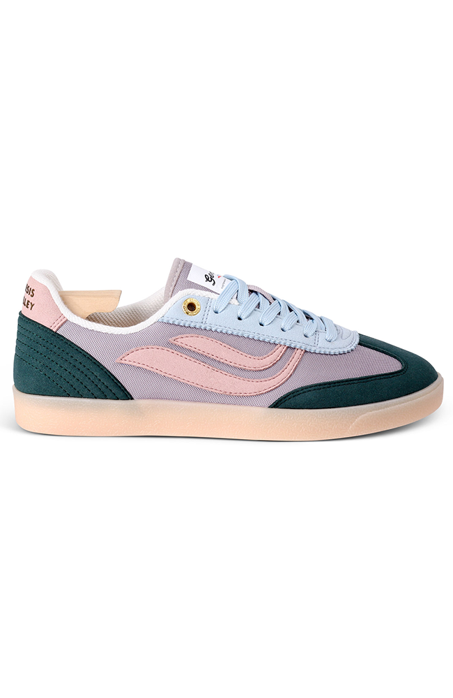 Genesis Damen vegan Sneaker G-Volley Mesh Teal Sky Old Rose