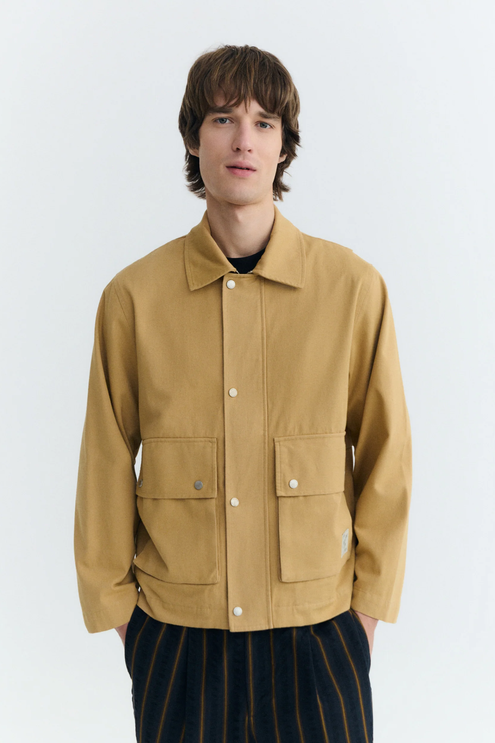 Image of Thinking MU mannen vegan Oversized Jas Callum Camelbruin