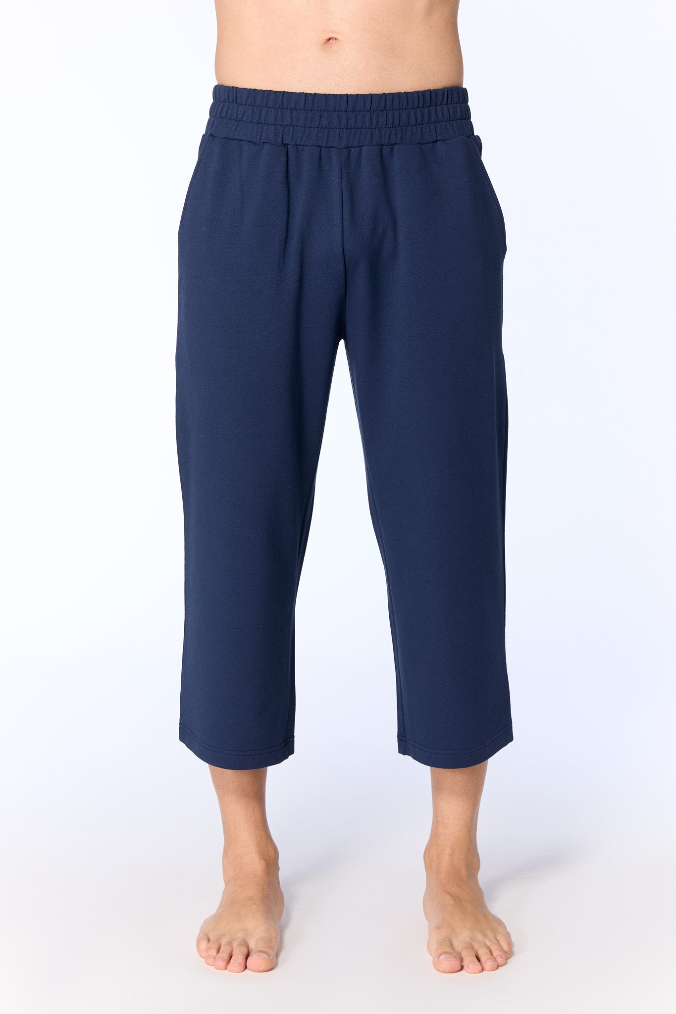 True North Herren vegan Hose Capri Navy