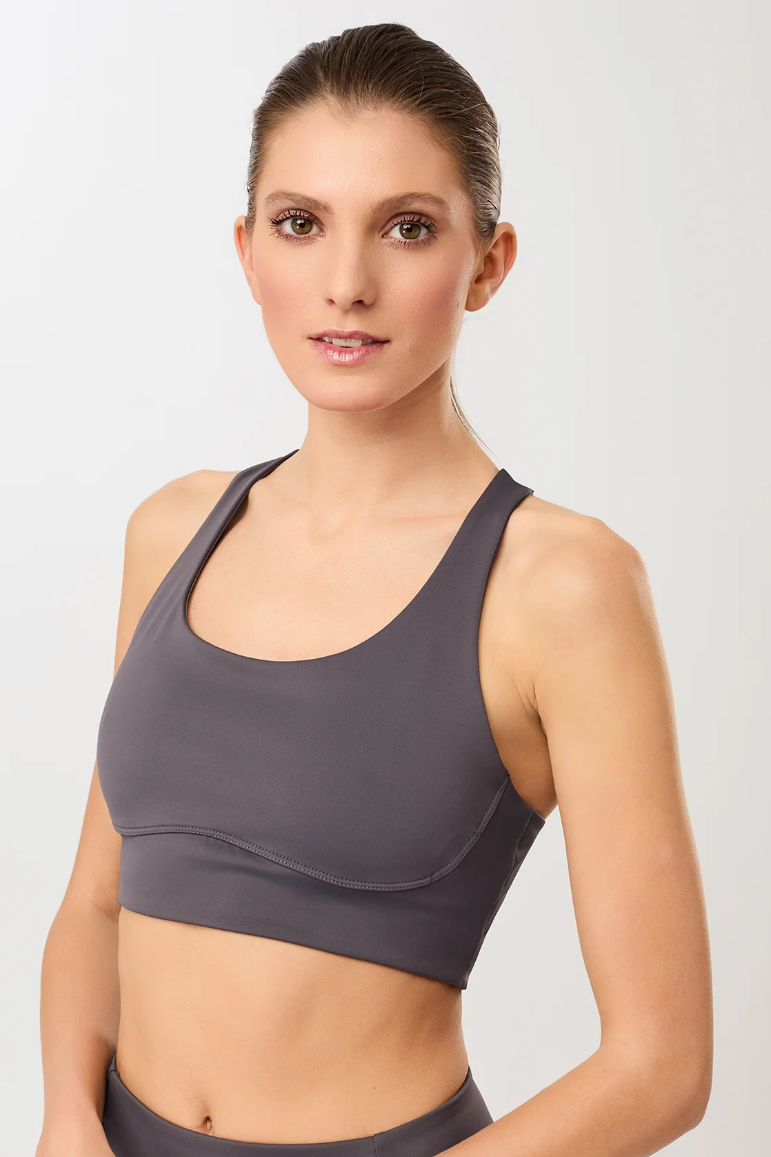 MANDALA Damen vegan Sport-Bh Onyx
