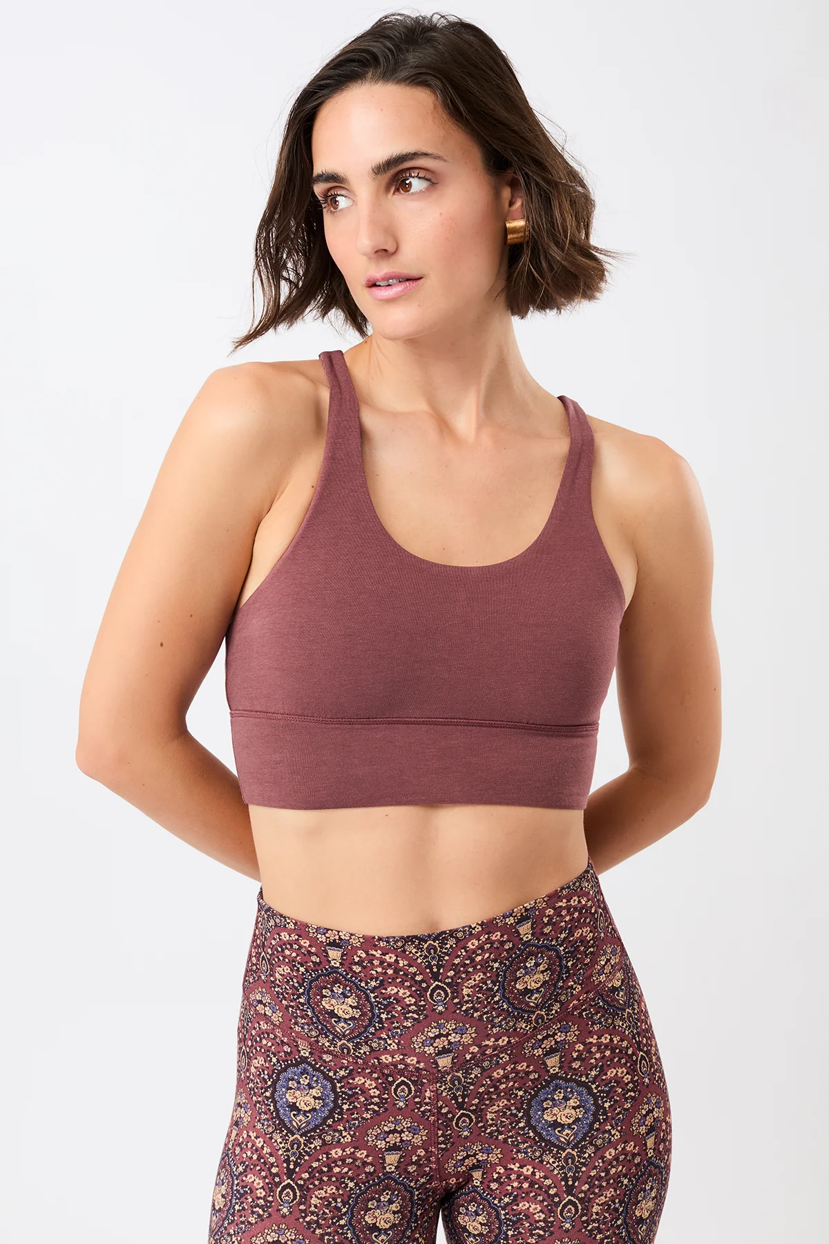 MANDALA Damen vegan Sport-Bh New Studio Rosewood