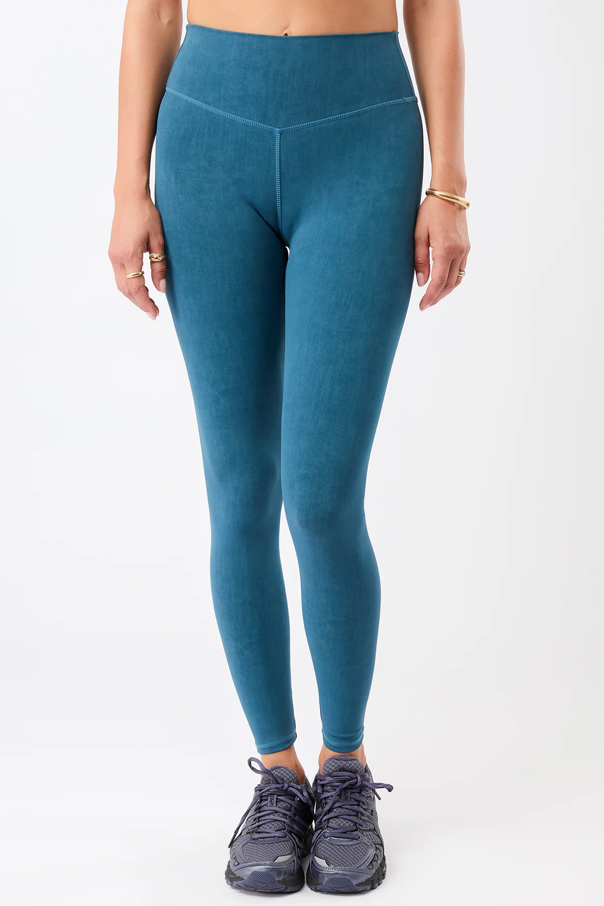 Image of MANDALA dames vegan Leggings Met Monoprint, Panty's, Maanlicht