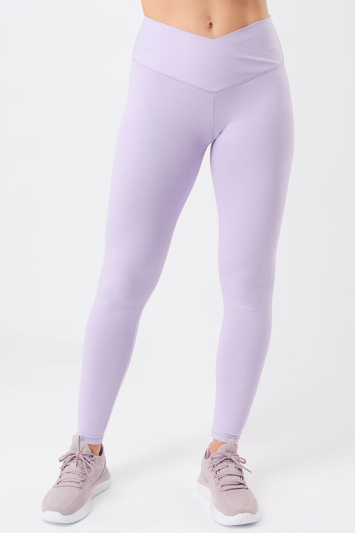 MANDALA Damen vegan Leggings Wrap Violett