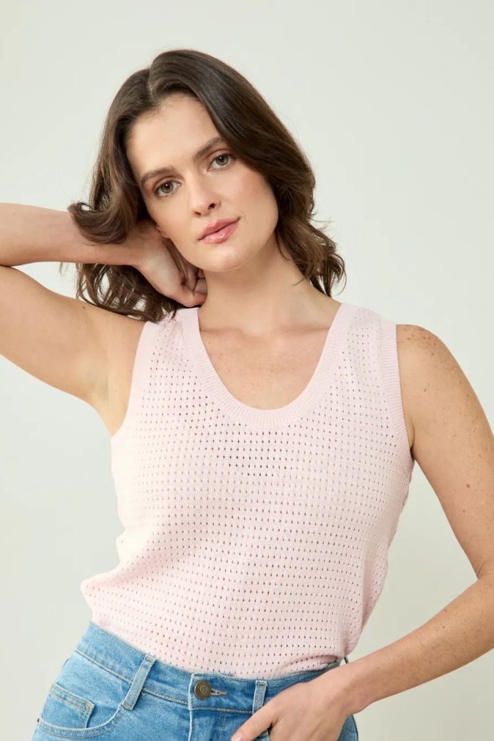 Clotsy Damen vegan Oberteil Arantxa Rosa