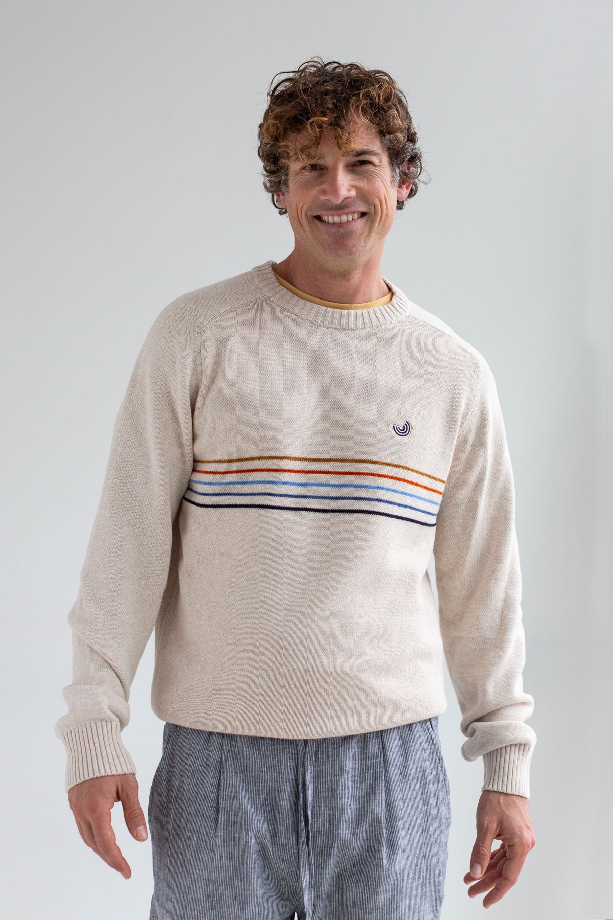 Image of TWOTHIRDS mannen vegan Trui Buljarica Ecru