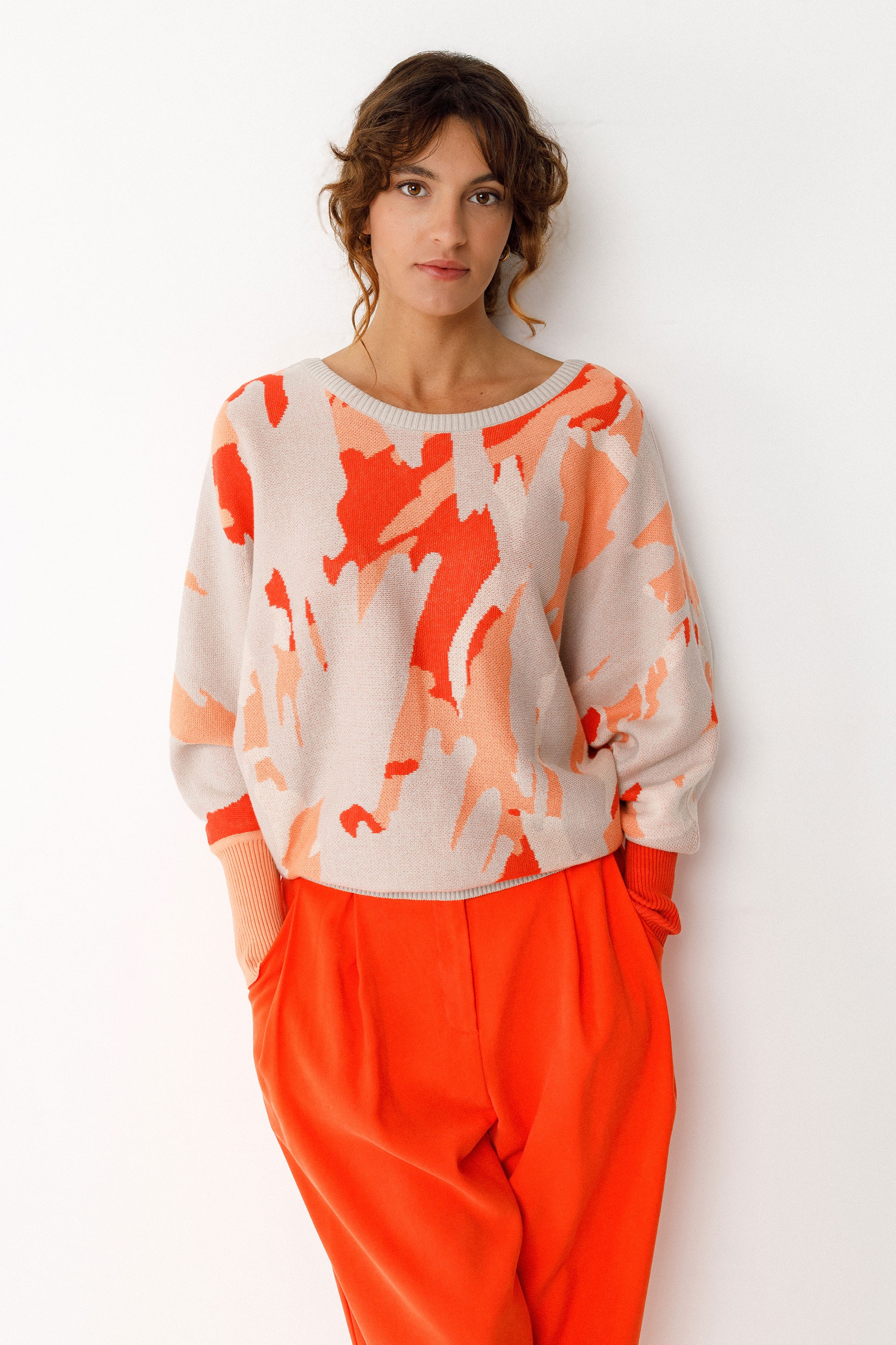 SKFK Damen vegan Pullover Dare Multicolored