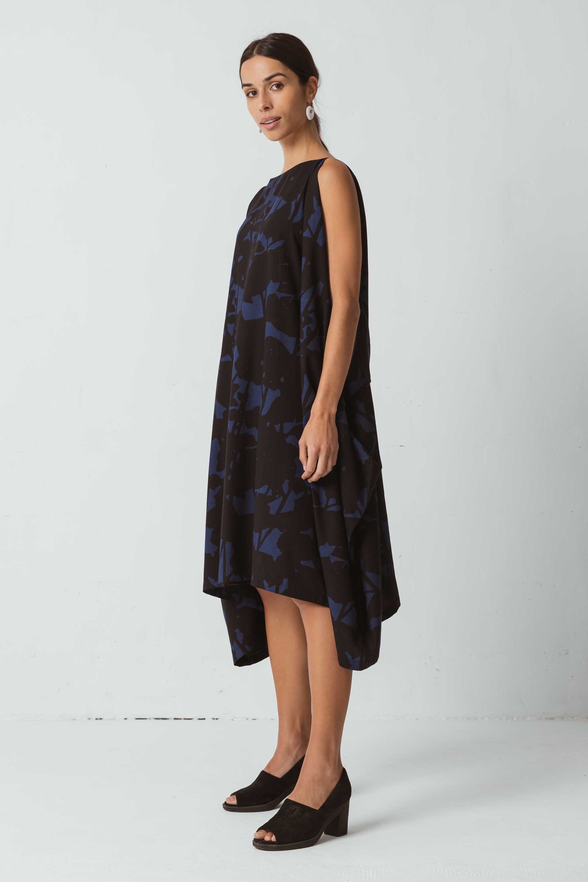 SKFK Damen vegan Kleid Habene Schwarz