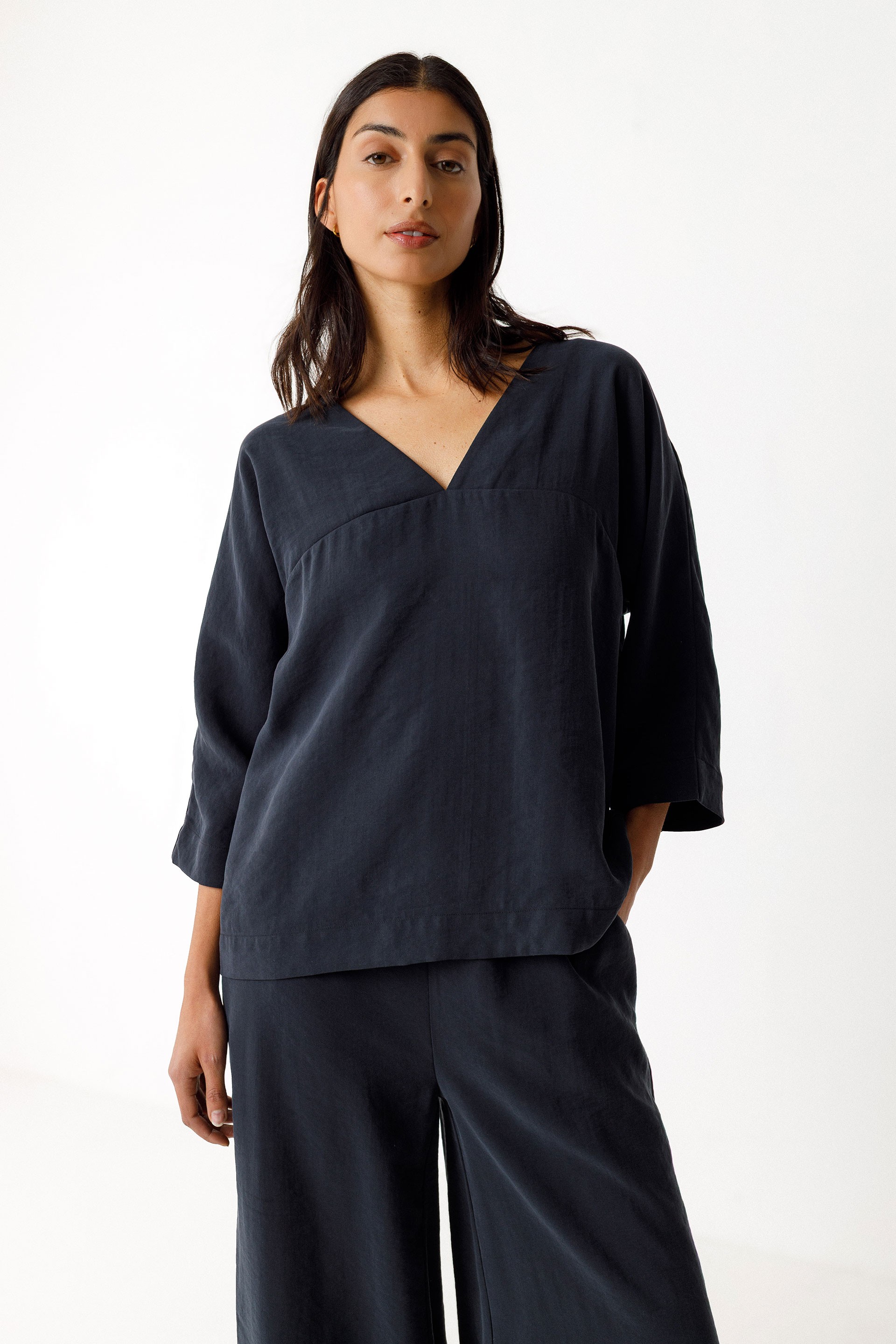 SKFK Damen vegan Shirt Balen Schwarz