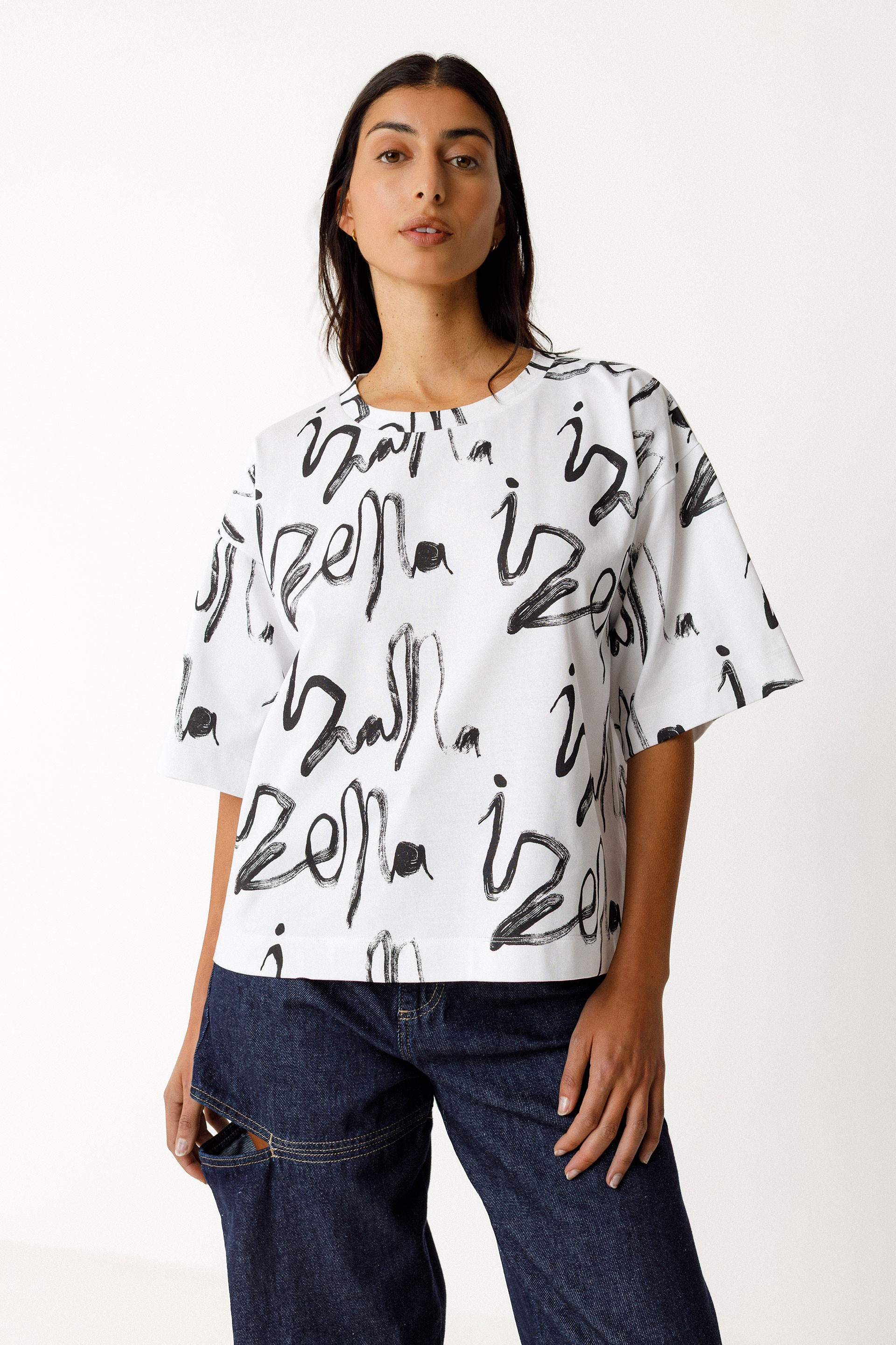 Image of SKFK dames vegan T-Shirt Bidatz Wit