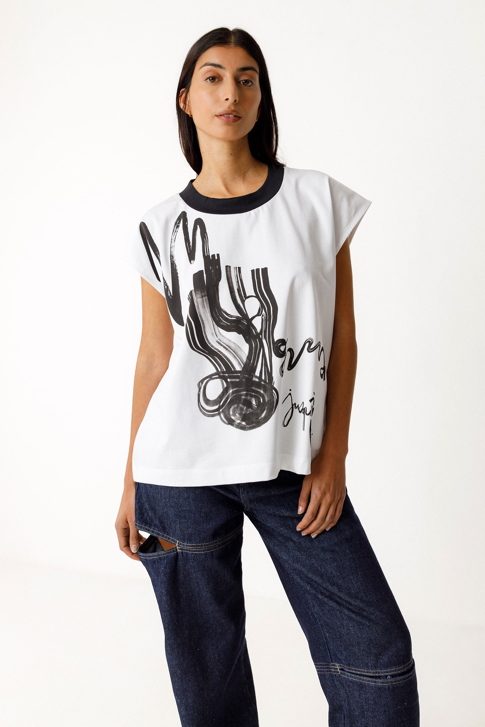 SKFK Damen vegan T-Shirt Eris Wei&Atilde;Ÿ