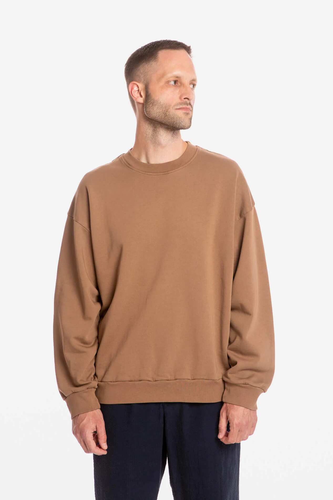 Image of MATONA mannen vegan Sweatshirt Cocoa