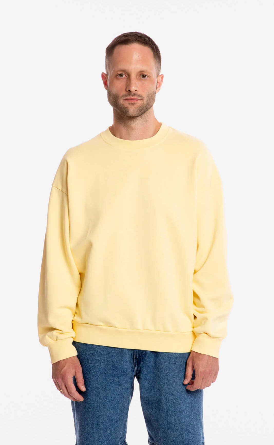 Image of MATONA mannen vegan Vanillekleurige Sweatshirt