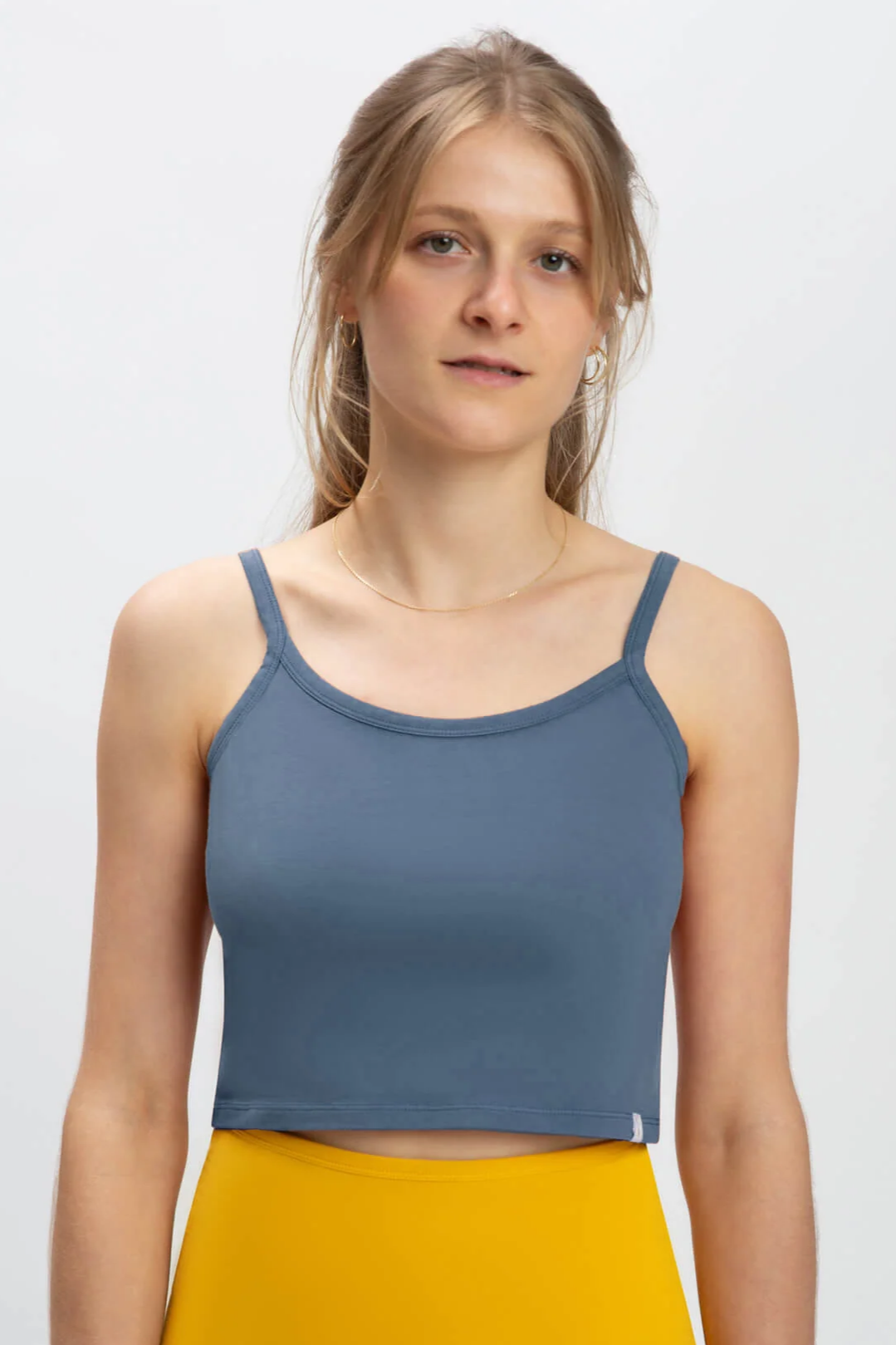 MATONA womens vegan Crop Top Basic Petrol