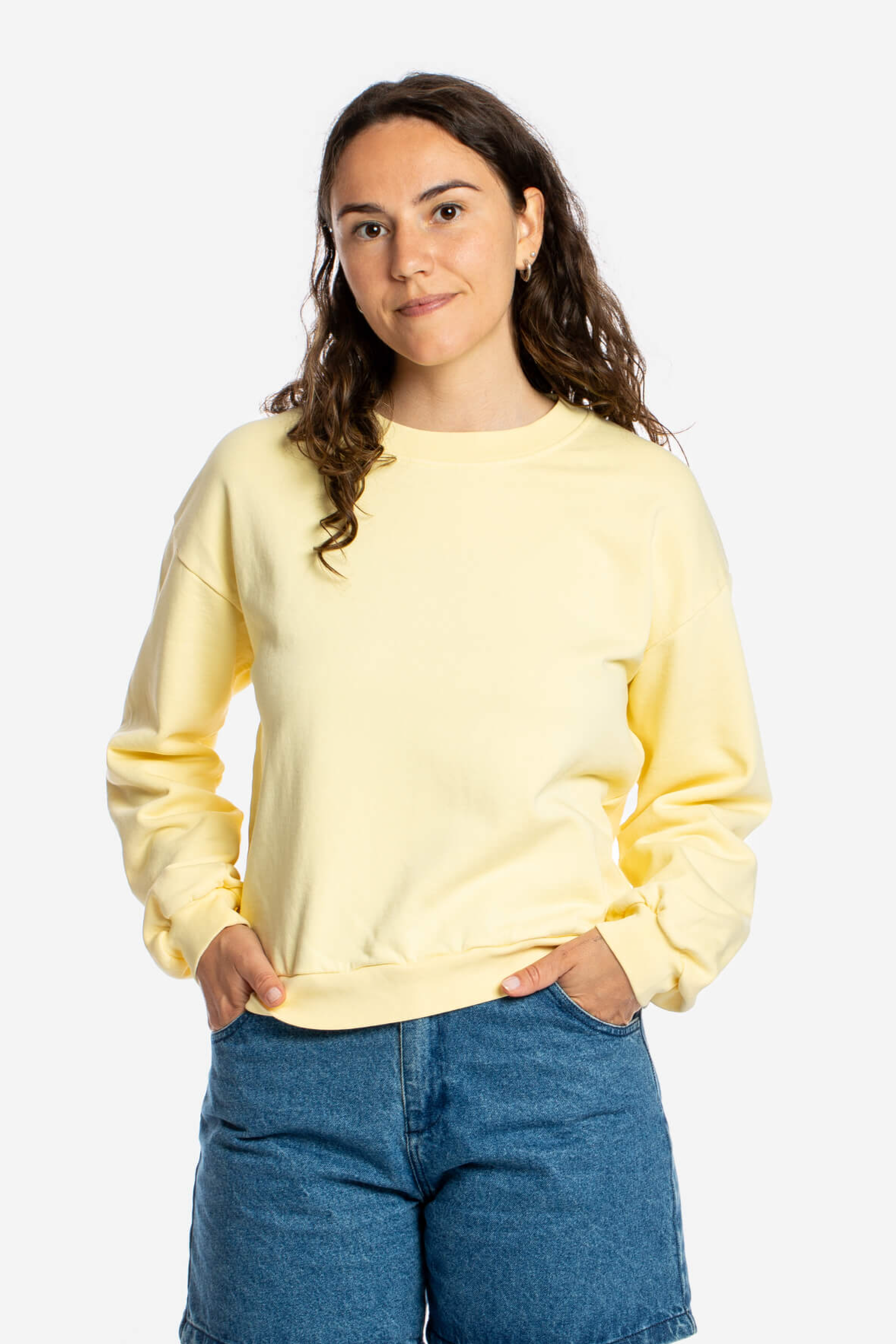 Image of MATONA dames vegan Sweatshirt Licht Vanille