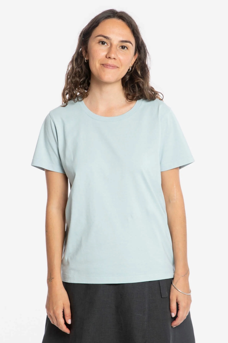 MATONA womens vegan T-Shirt Core Pearl Blue