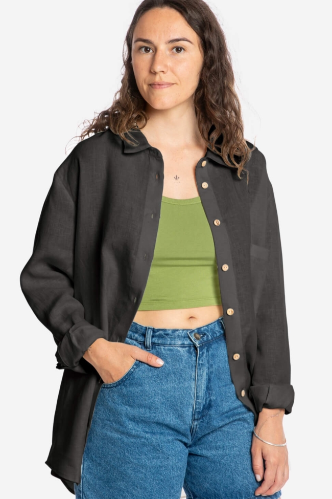 Image of MATONA dames vegan Zwart Shirt