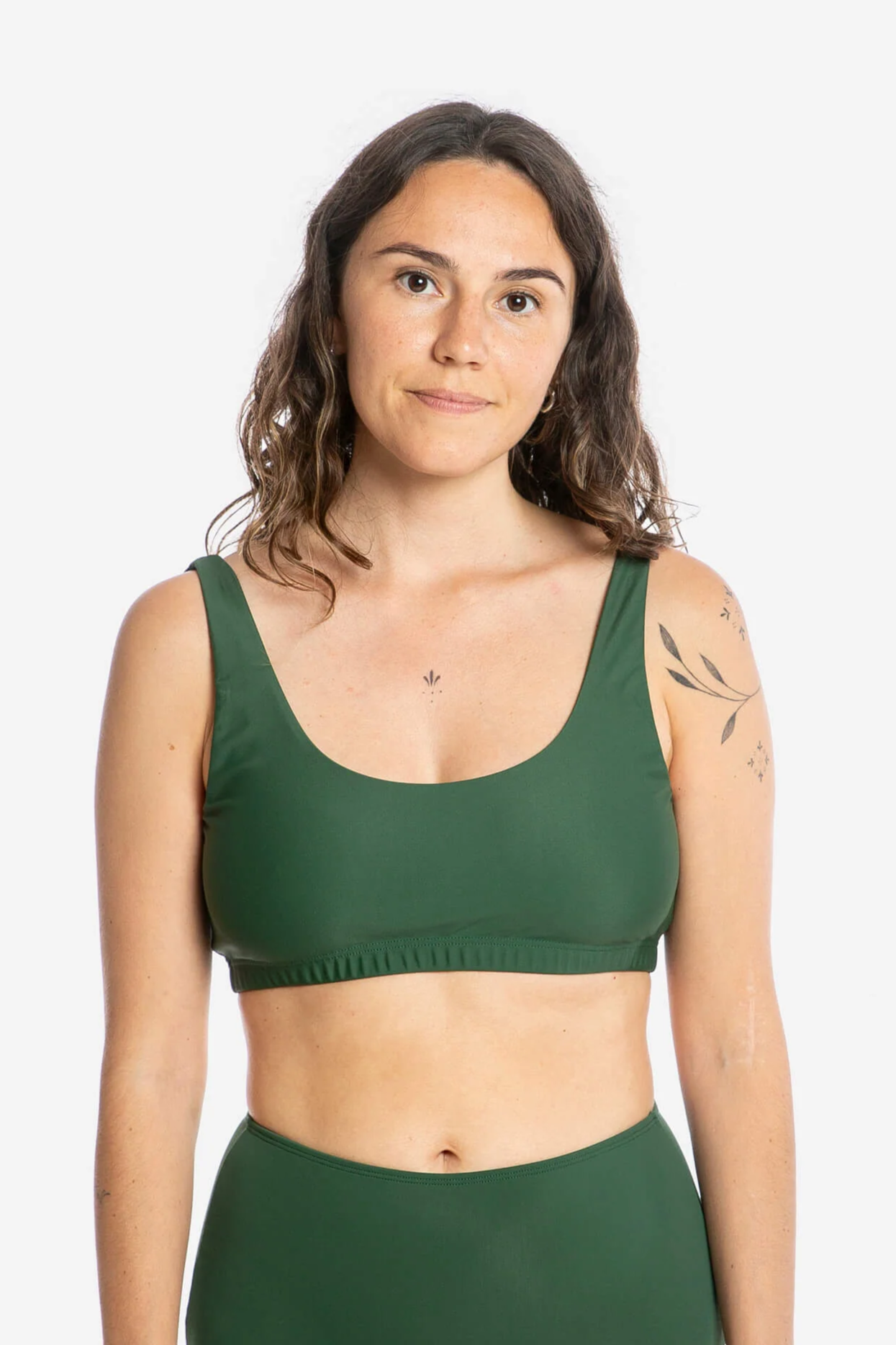 Image of MATONA dames vegan Bikini Top Surf Basil