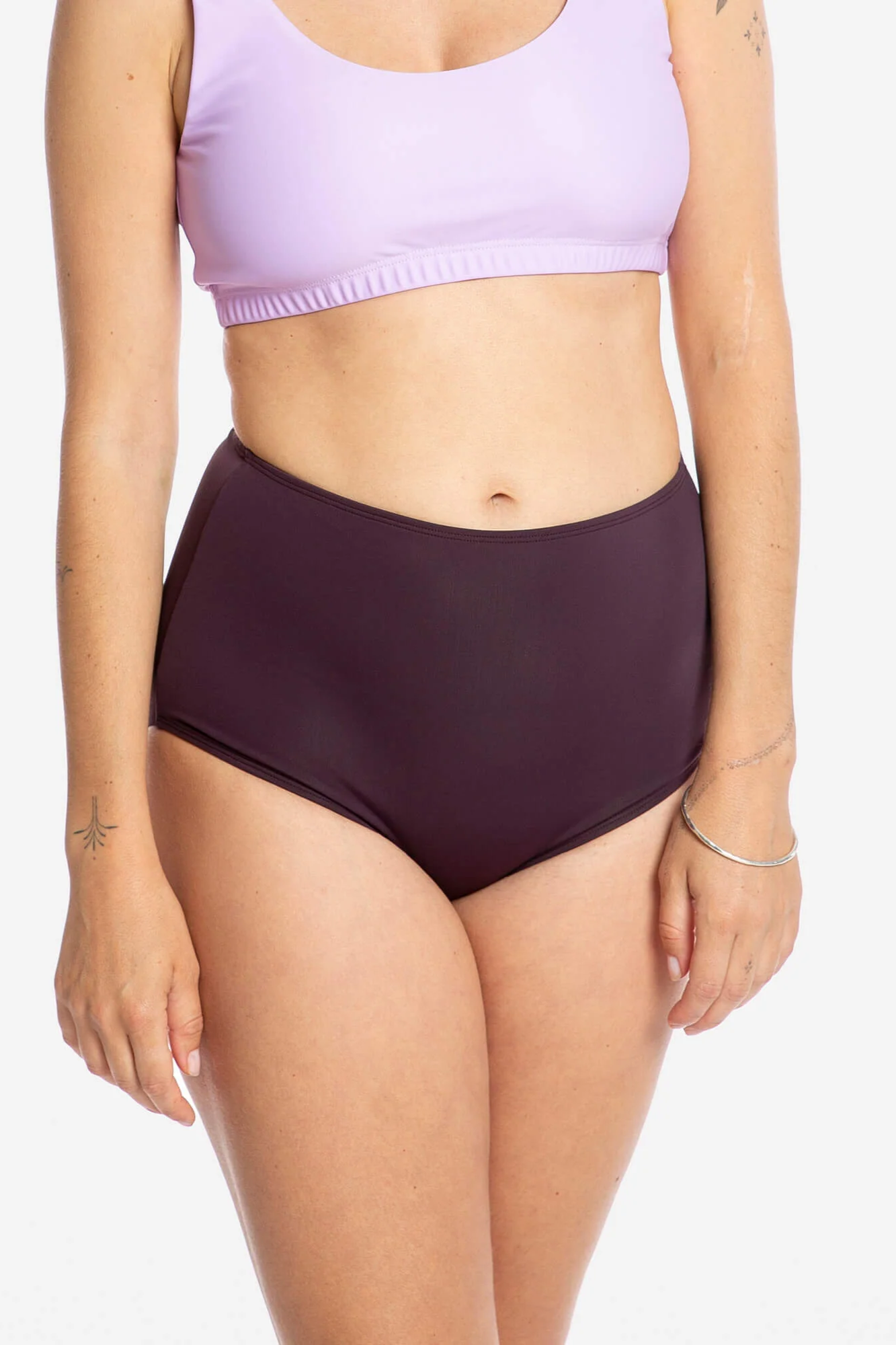 Image of MATONA dames vegan Bikini Bottom Aubergine