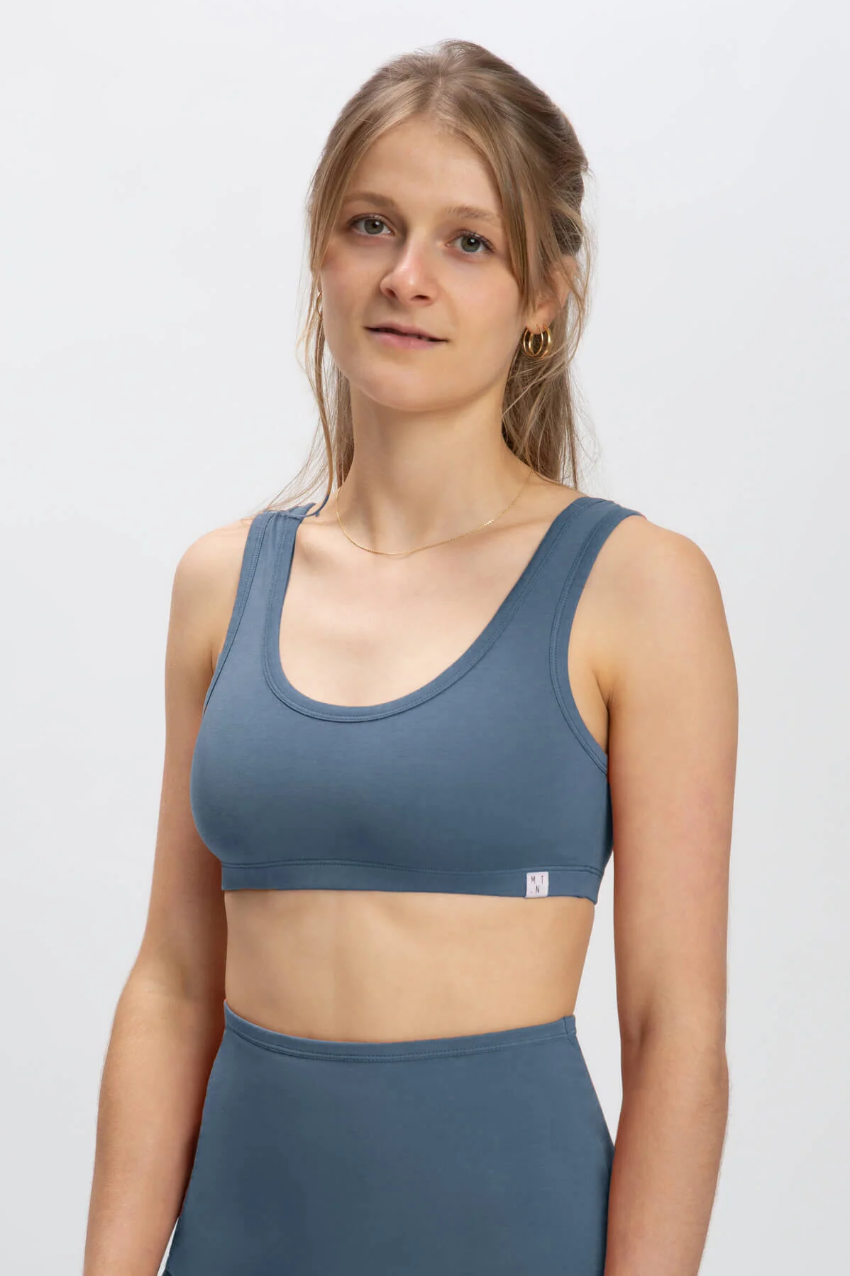 MATONA womens vegan Bralette Basic Petrol