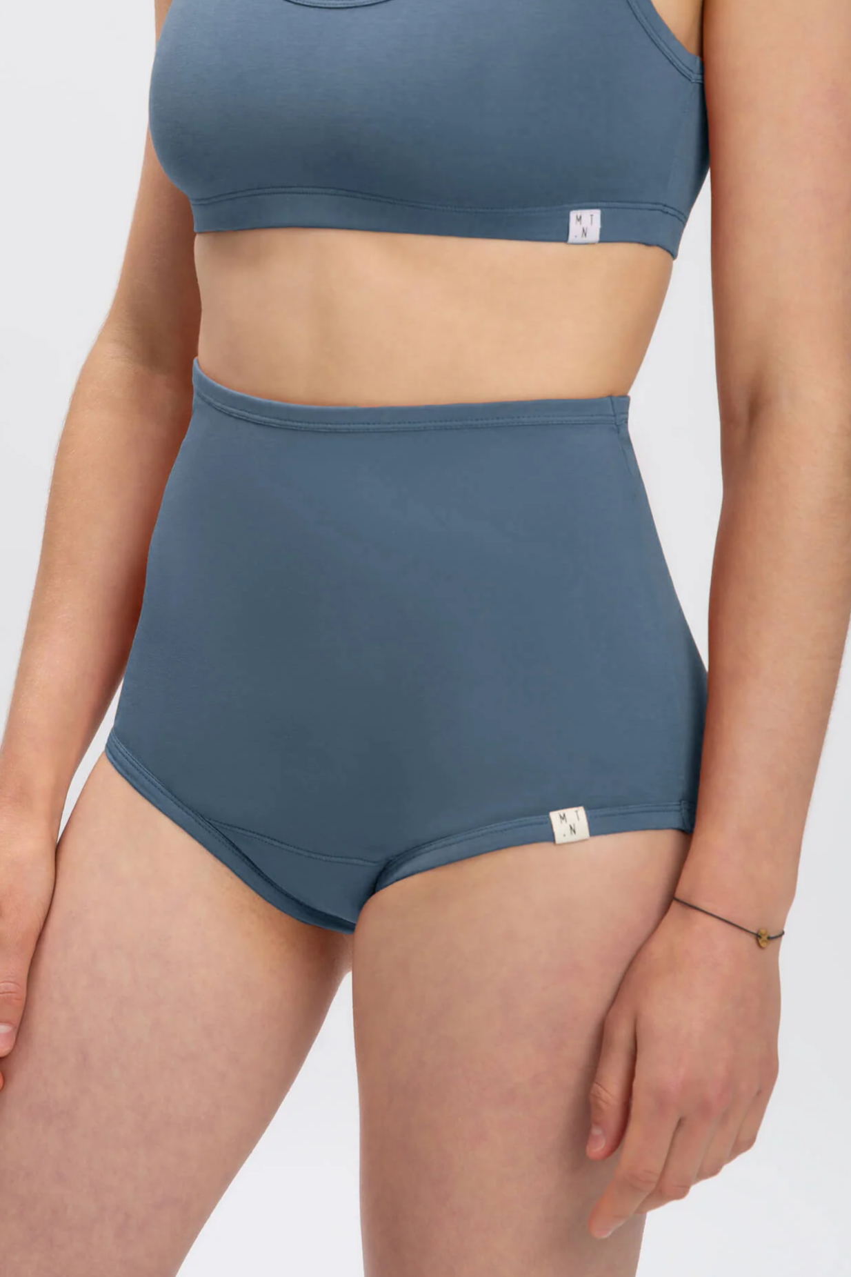 MATONA womens vegan Briefs Basic Petrol