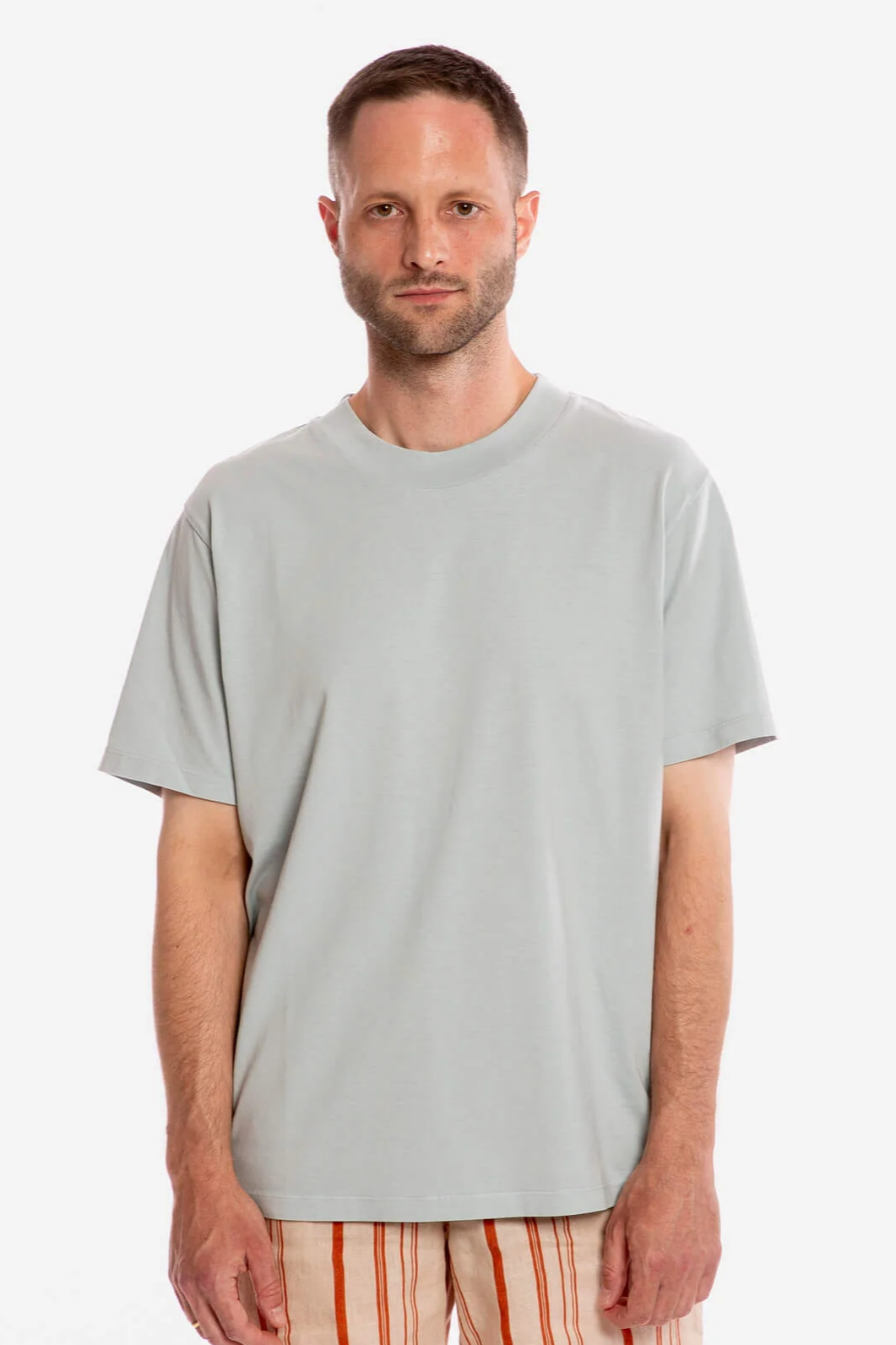 Image of MATONA mannen vegan T-Shirt All Day Pearl Blue