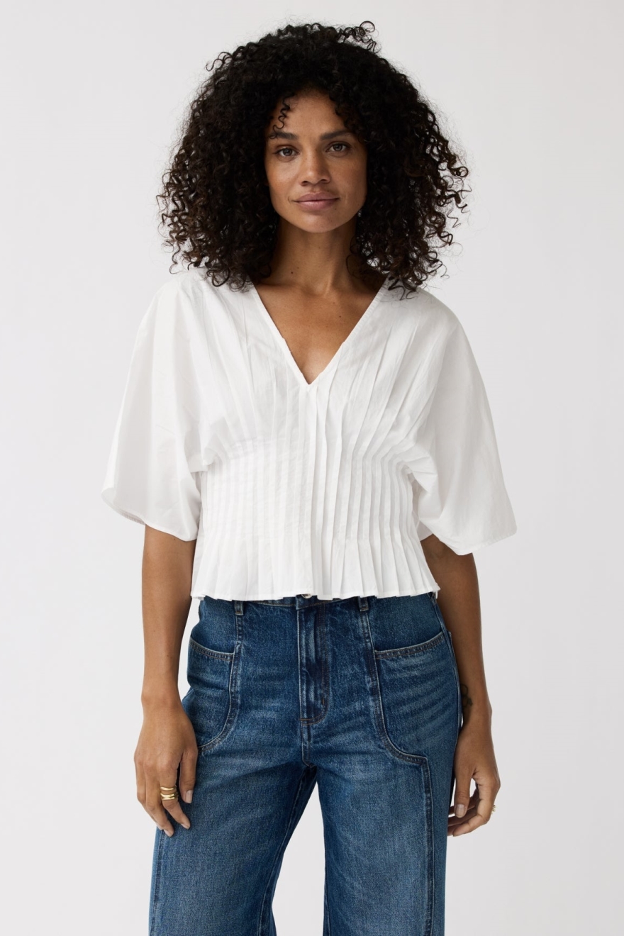 Image of Alchemist dames vegan Top Pien Very White