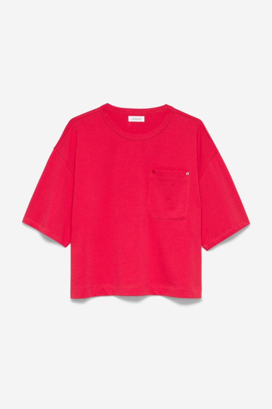 Image of Alchemist dames vegan T-Shirt Ashley Framboosrood