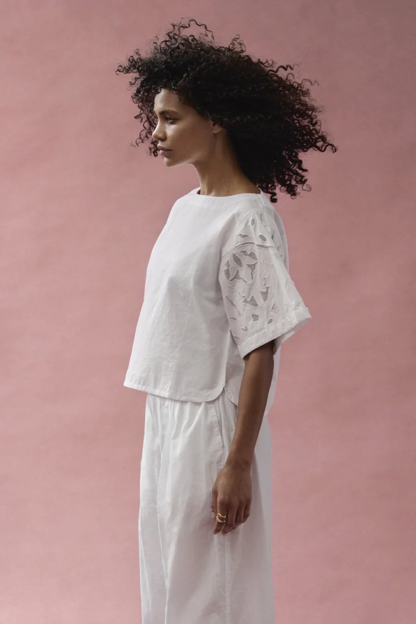 Image of Alchemist dames vegan Top Lotus Zeer Wit